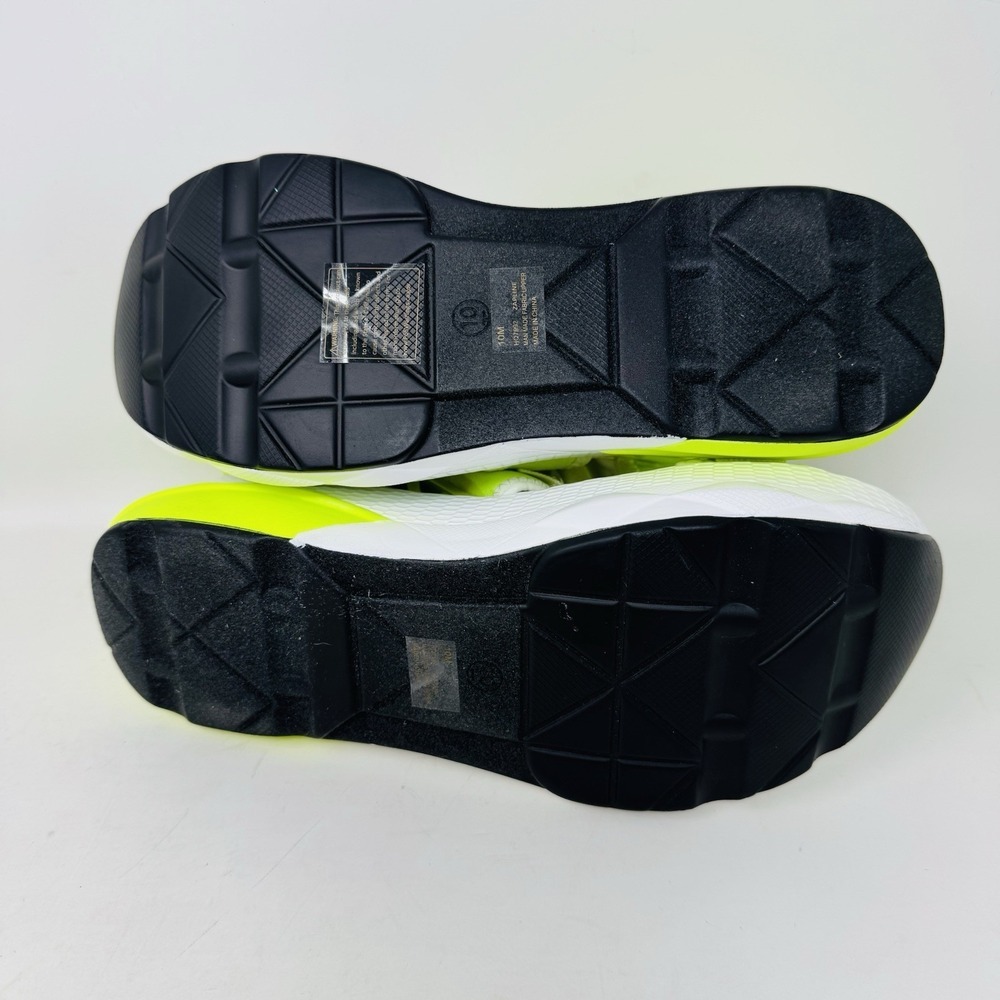 Cape Robbin Lemon Drop‎ Geometric White &Neon Yellow Platform Sandals Size 10 - Picture 8 of 11